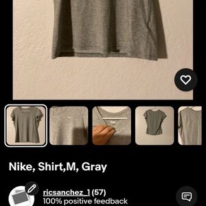 Gray Nike T-Shirt M
